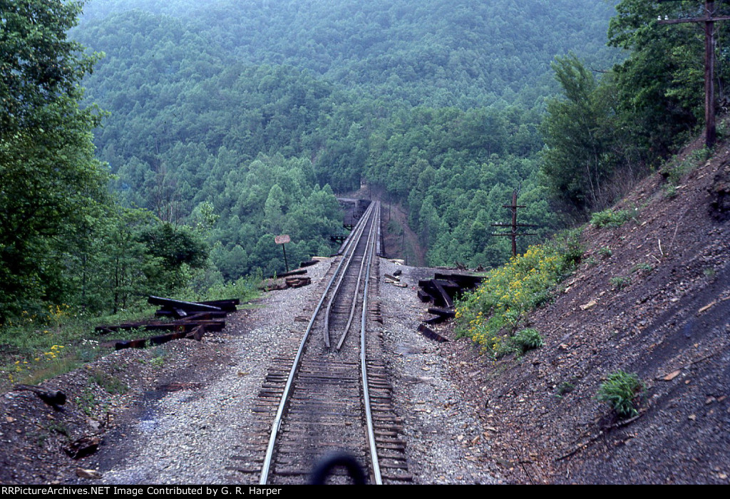 Approaching the Trace Fork trestle